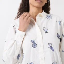 Online Lilot Printed Blouse Women Tops