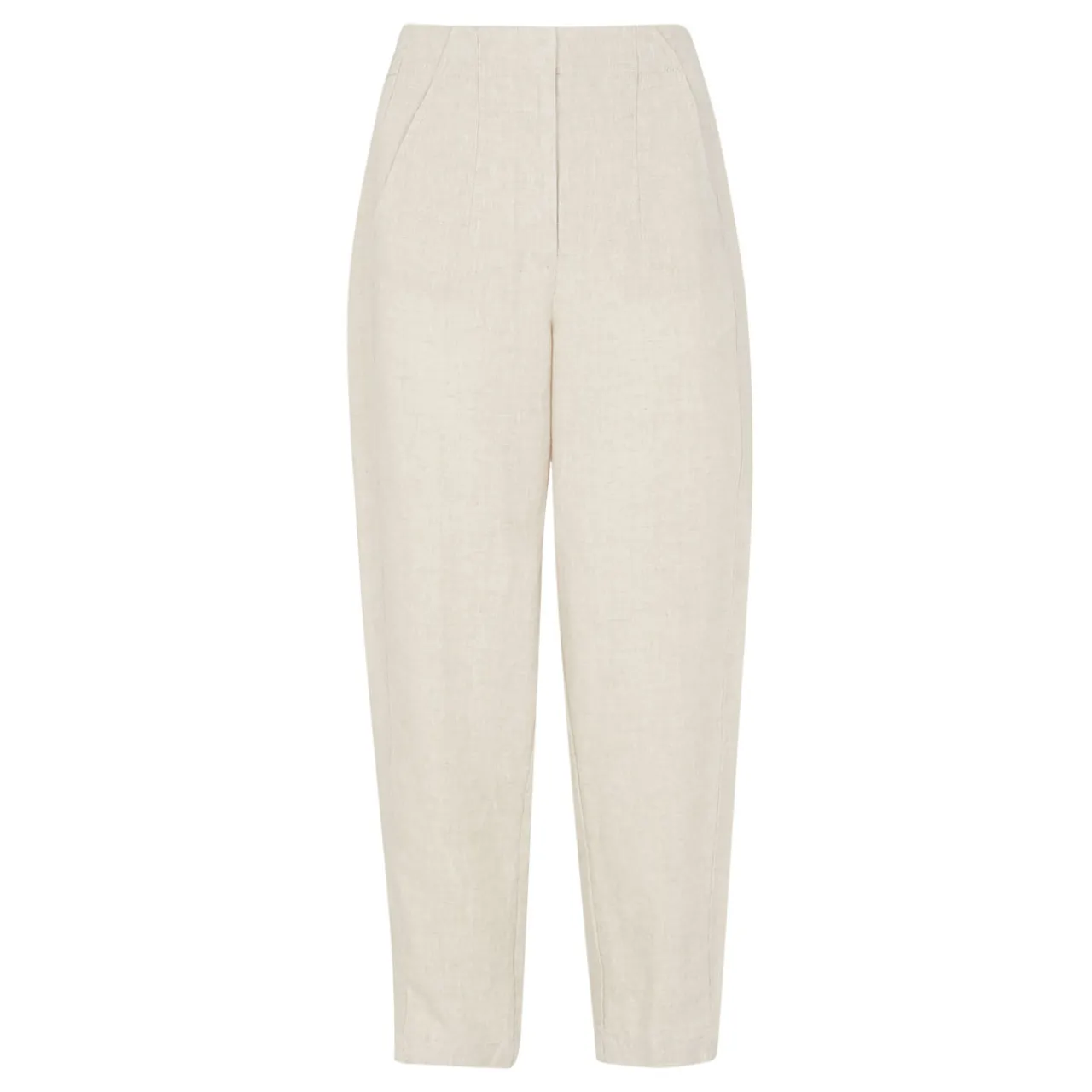 Sale Linen Barrel Leg Trousers Women Trousers & Shorts