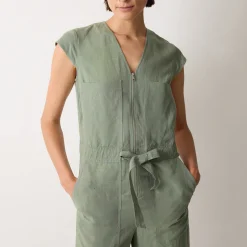 New Linen Jumpsuit Women Jumpsuits