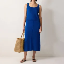 New Linen Knitted Tank Top Women Tops