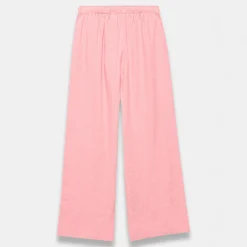 Sale Linen Wide Leg Trousers Women Trousers & Shorts