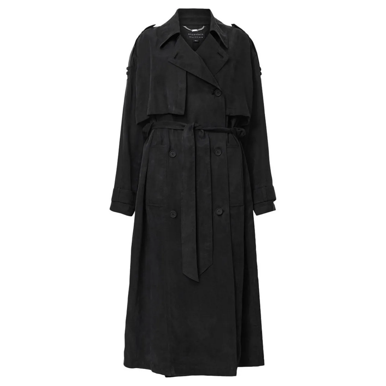 Best Linnie Double-Breasted Trench Coat Women Coats & Jackets