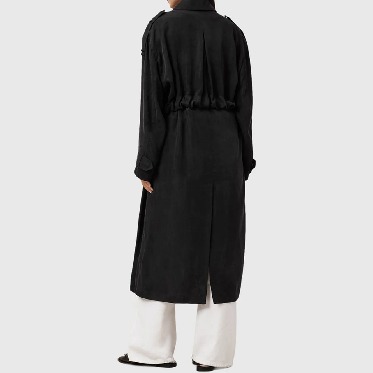 Best Linnie Double-Breasted Trench Coat Women Coats & Jackets