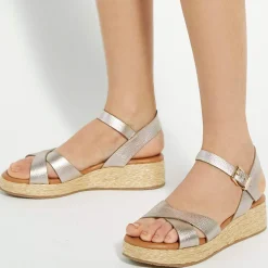 Discount Littleton Raffia Flatform Sandals Women Sandals