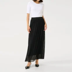 Outlet Liva High-Waist Chiffon Skirt Women Skirts