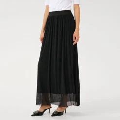 Outlet Liva High-Waist Chiffon Skirt Women Skirts