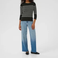 Discount Lizza Stripe Sweater Women Sweaters & Cardigans