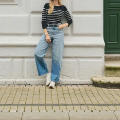 Discount Lizza Stripe Sweater Women Sweaters & Cardigans