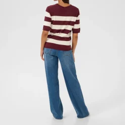 Discount Lizza Striped Sweater Women Sweaters & Cardigans