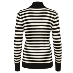 Lizza Striped Turtleneck Sweater Women Sweaters & Cardigans