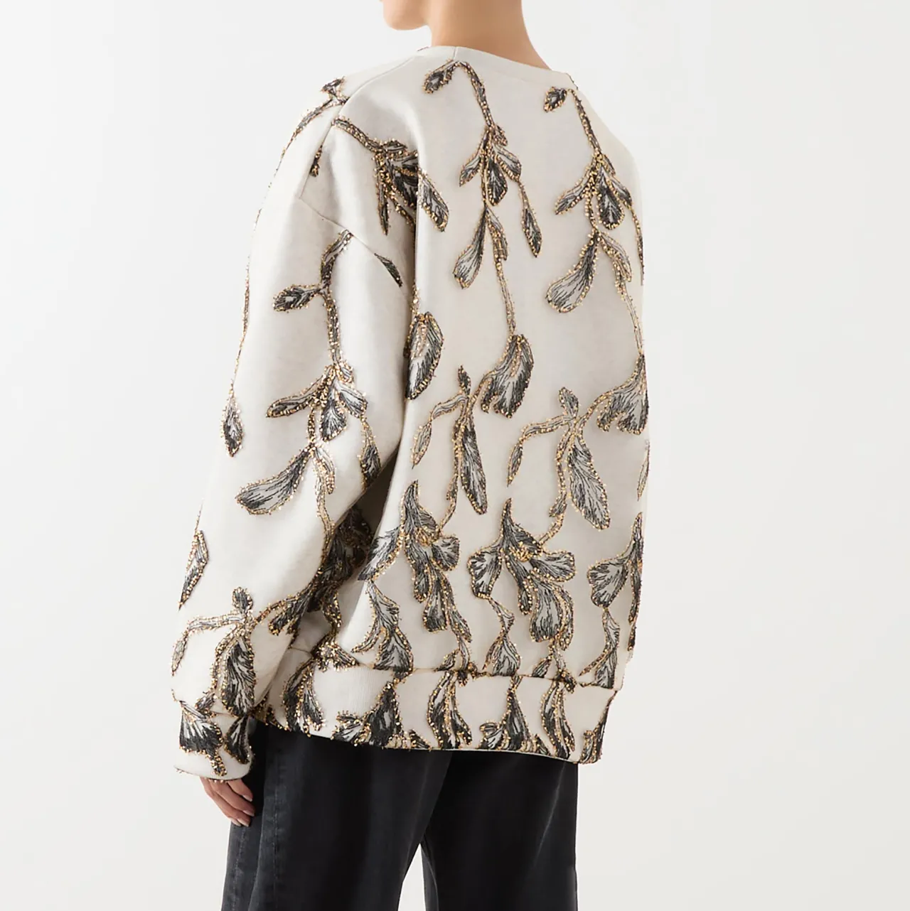 Hot Lofa Embellished Sweatshirt Women Sweatshirts & Hoodies