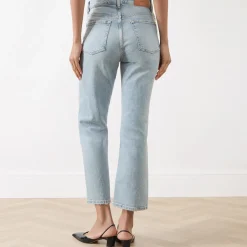Discount Logan Cropped Stovepipe Jeans Women Denim