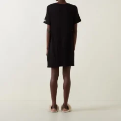 Online Logo Badge Night Dress Women Sleepwear