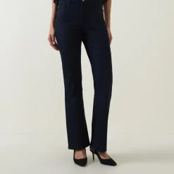 Outlet Logo Bootcut Jeans Women Denim