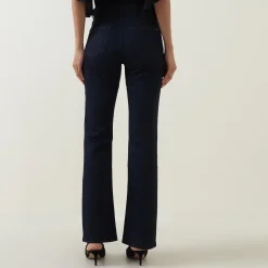 Outlet Logo Bootcut Jeans Women Denim