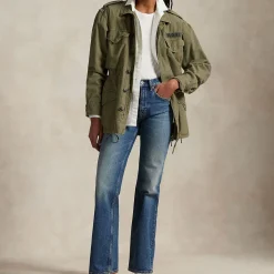 Clearance Logo Cargo Field Jacket Women Coats & Jackets