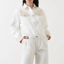 Best Logo Denim Jacket Women Coats & Jackets