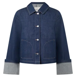 Discount Logo Denim Jacket Women Coats & Jackets
