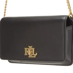 Logo Leather Chain Wallet Women Wallets