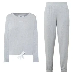 New Logo Long Pyjama Set Women Sleepwear