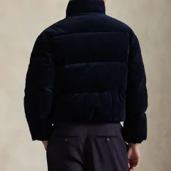 Outlet Logo Quilted Down Jacket Women Coats & Jackets