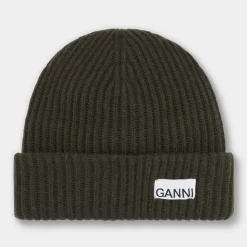 Discount Logo Ribbed Beanie Hat Women Hats