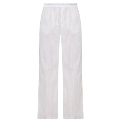 Outlet Logo Striped Oversized Pyjama Bottoms Women Sleepwear