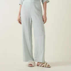 Outlet Logo Striped Pyjama Bottoms Women Sleepwear
