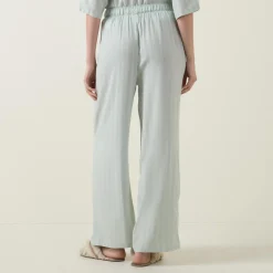 Outlet Logo Striped Pyjama Bottoms Women Sleepwear