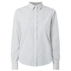 Outlet Logo Striped Shirt Women Tops