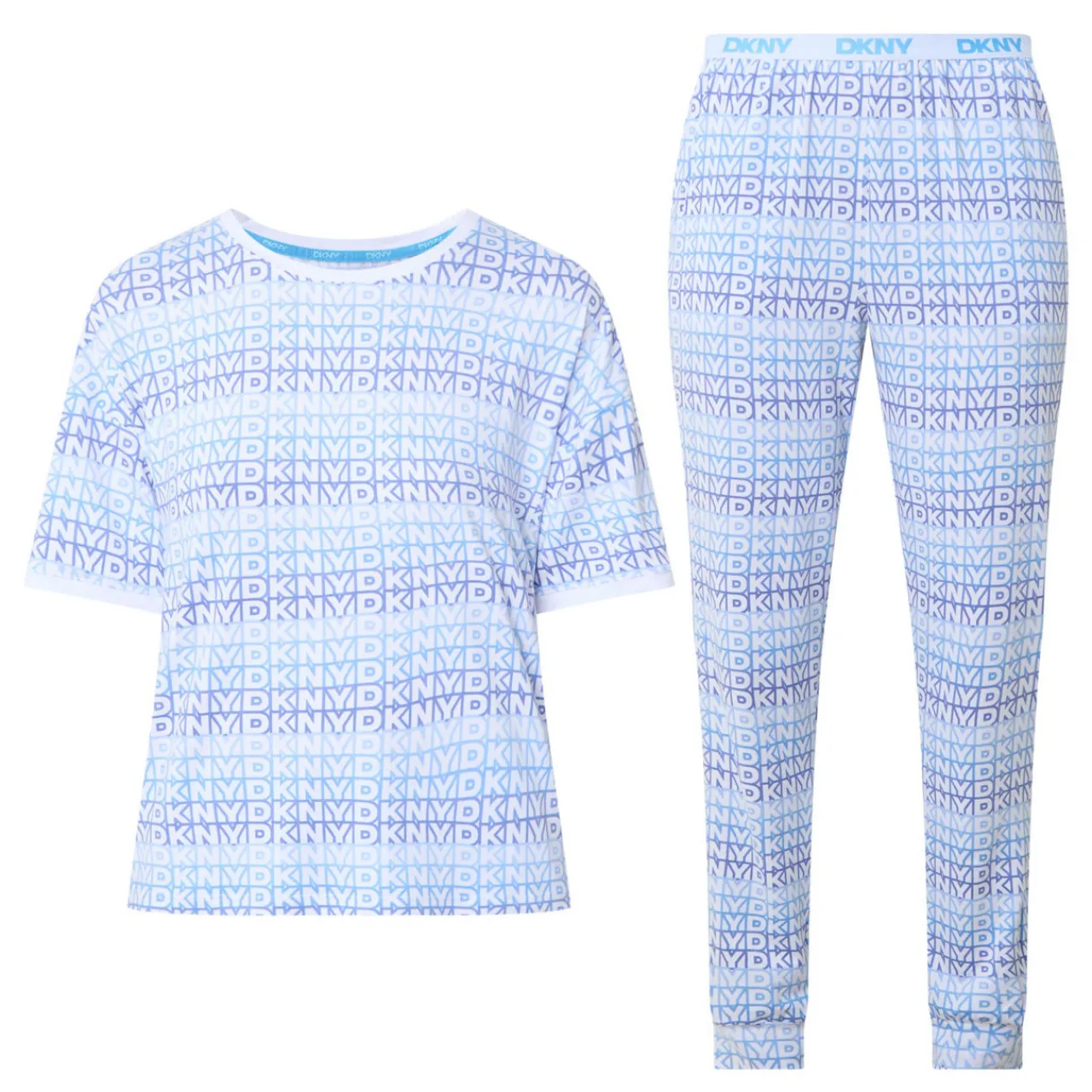 Logo T-Shirt & Bottoms Pyjama Set Women Sleepwear