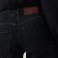 Online Logo Wide Leg Jeans Women Denim