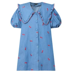 Lola  Denim Mini Dress Women Dresses