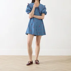 Lola  Denim Mini Dress Women Dresses