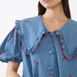 Lola Denim Mini Dress Women Dresses