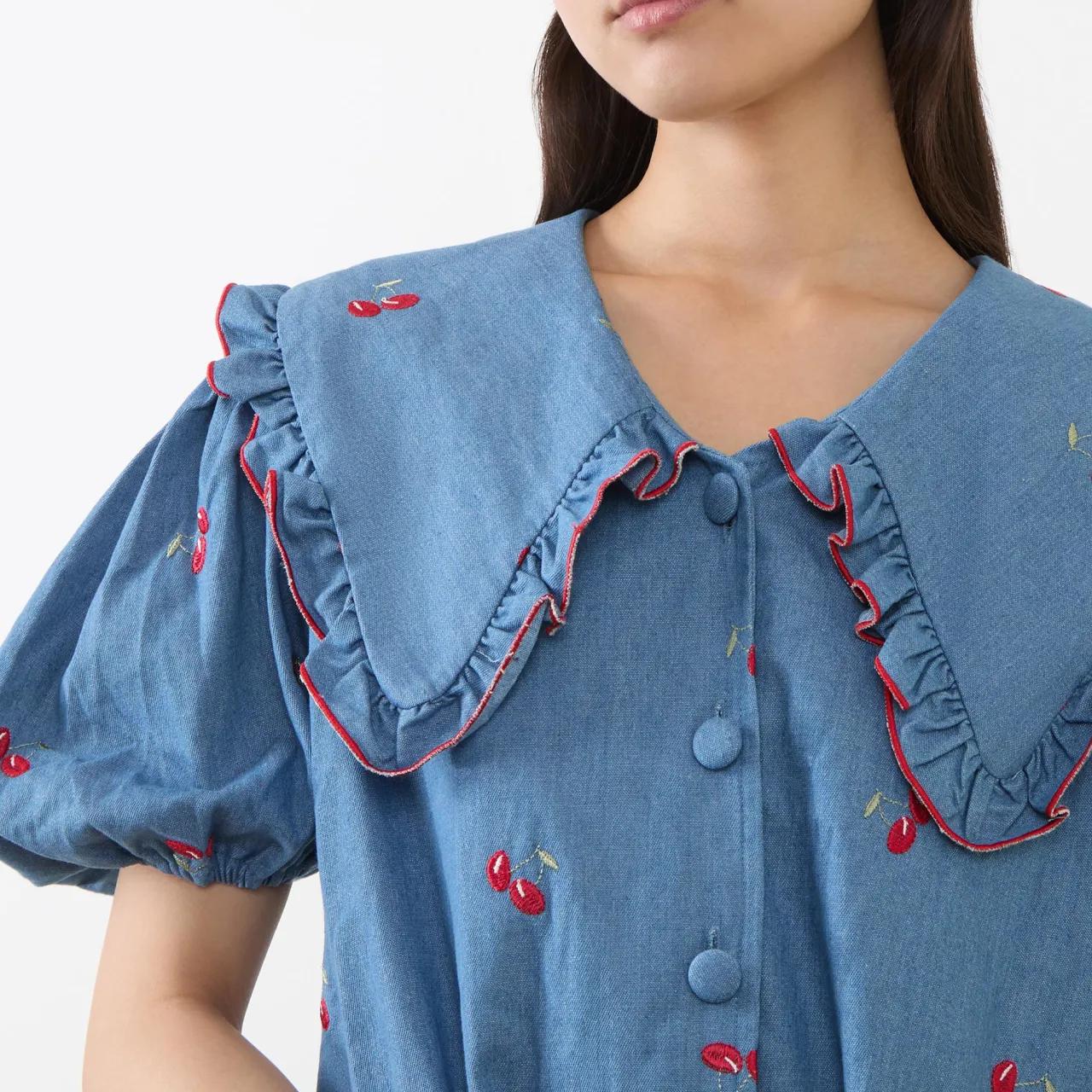 Lola Denim Mini Dress Women Dresses