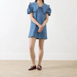 Lola Denim Mini Dress Women Dresses