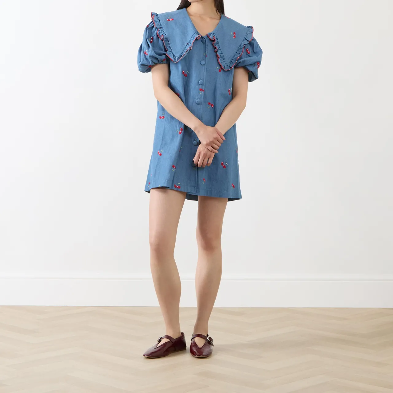 Lola Denim Mini Dress Women Dresses