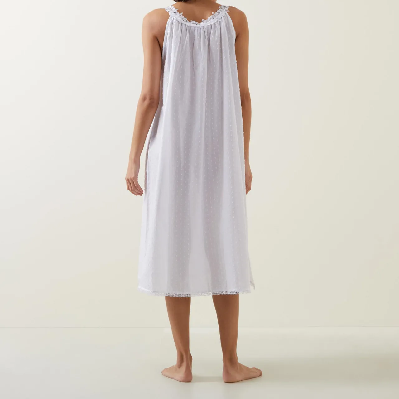Hot Lola Dotted Night Dress Women Sleepwear