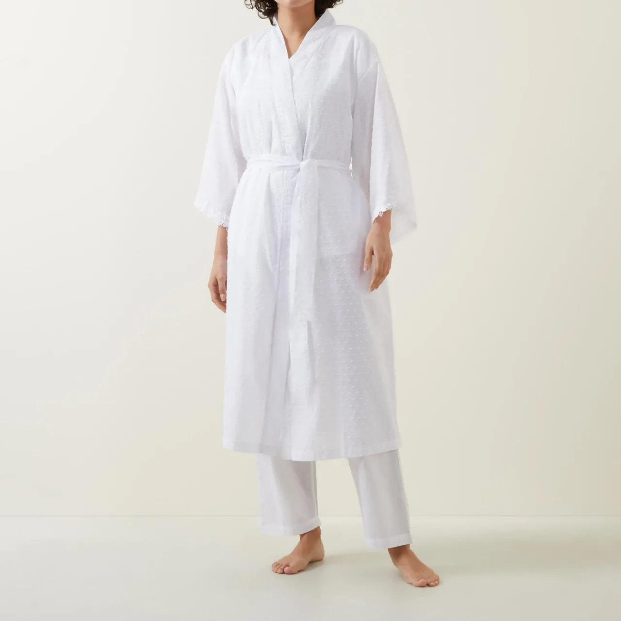 Online Lolita Dotted Robe Women Sleepwear
