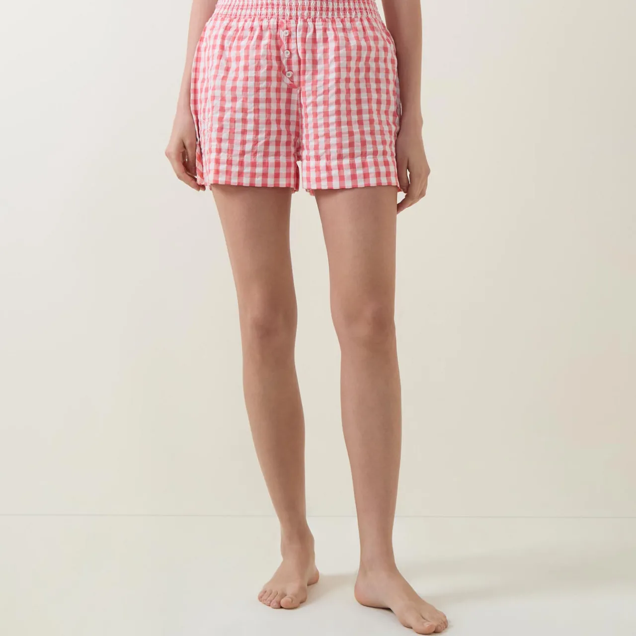 Discount Lomandra Gingham Shorts Women Sleepwear