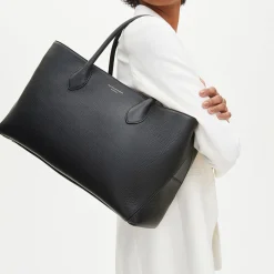Sale London Grained Leather Tote Bag Women Top Handle Bags|Tote Bags
