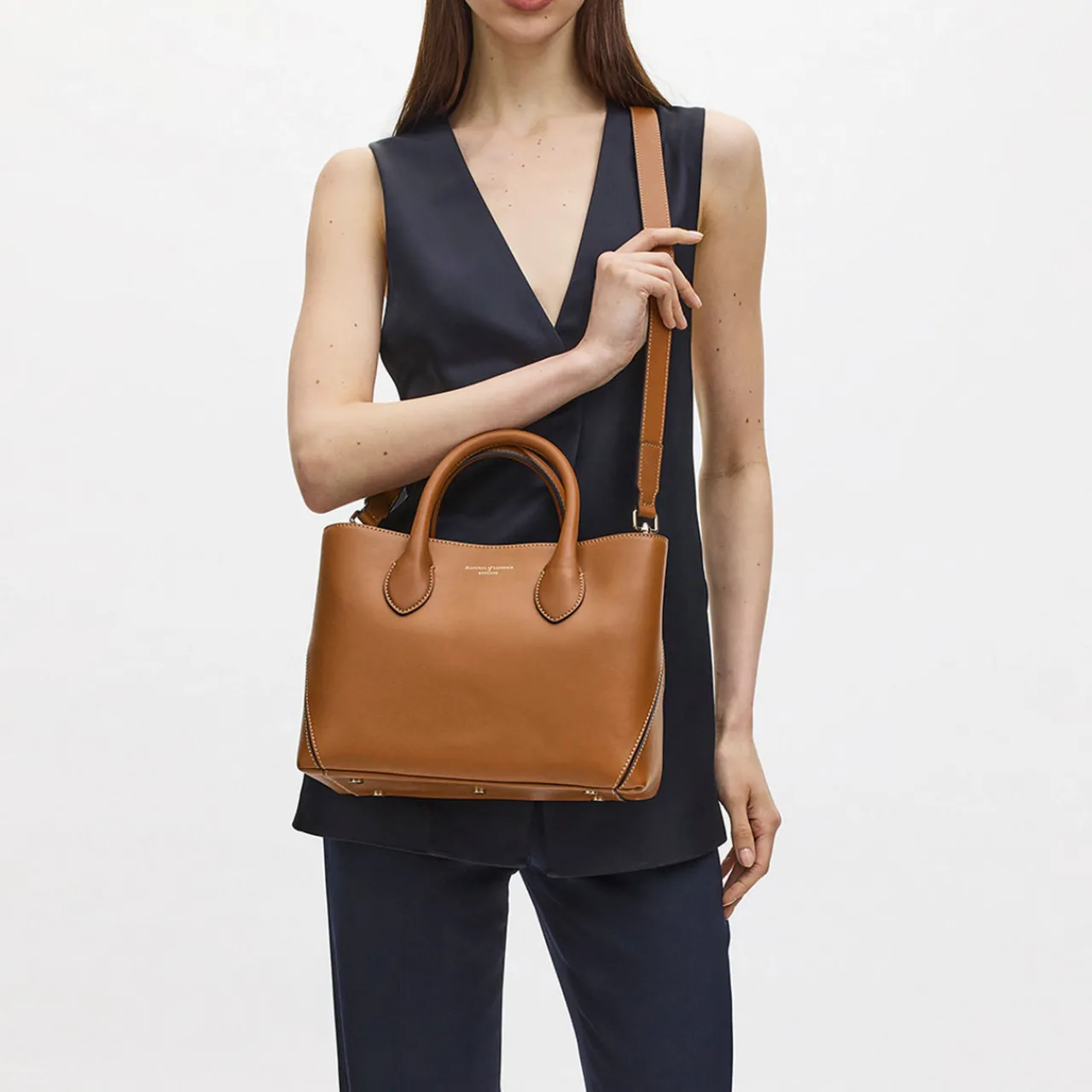 Online London Midi Smooth Leather Tote Bag Women Top Handle Bags|Tote Bags