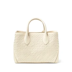 Clearance London Midi Woven Leather Tote Bag Women Top Handle Bags|Tote Bags