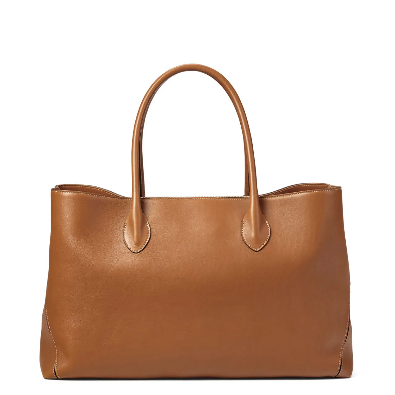 Hot London Smooth Leather Tote Bag Women Top Handle Bags|Tote Bags
