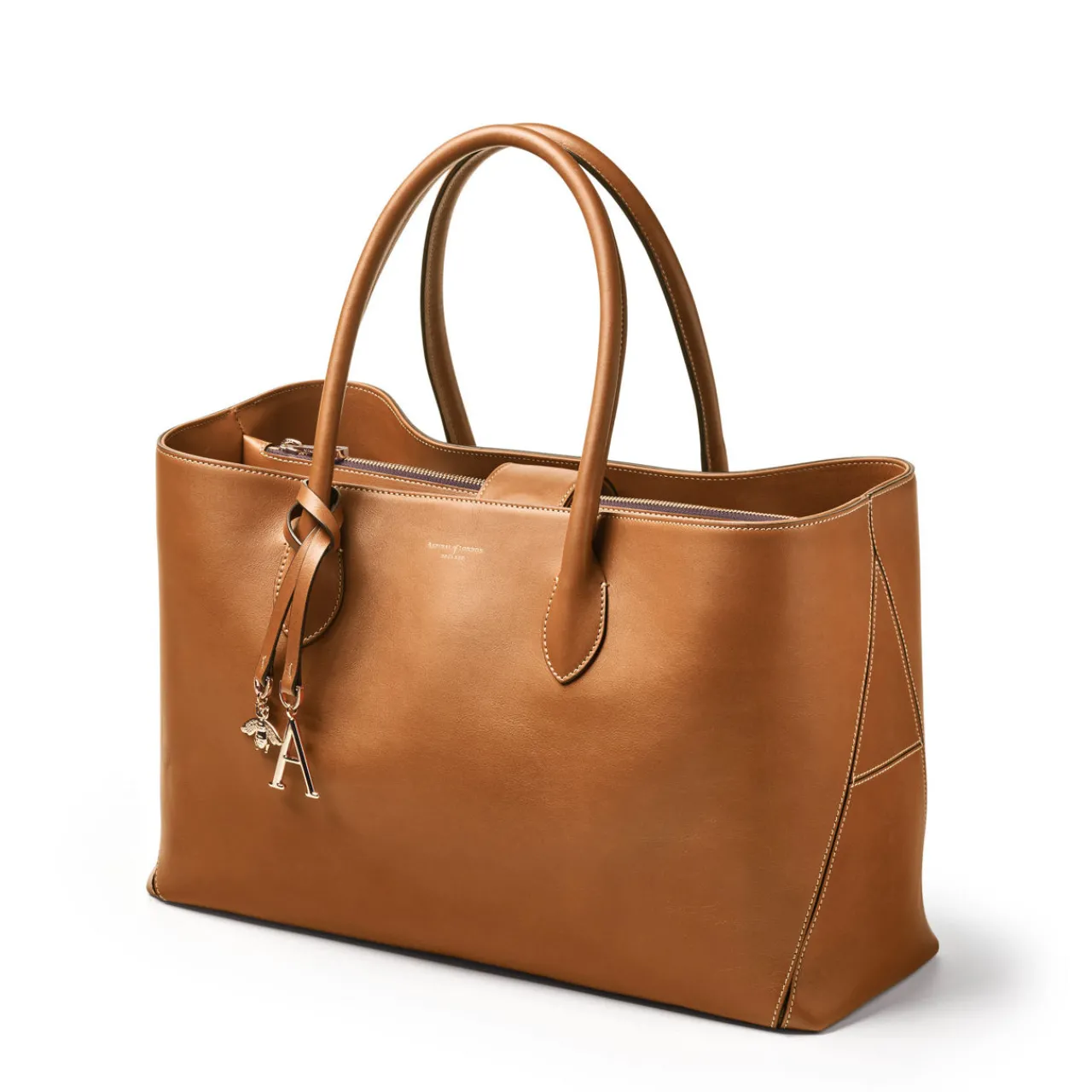 Hot London Smooth Leather Tote Bag Women Top Handle Bags|Tote Bags