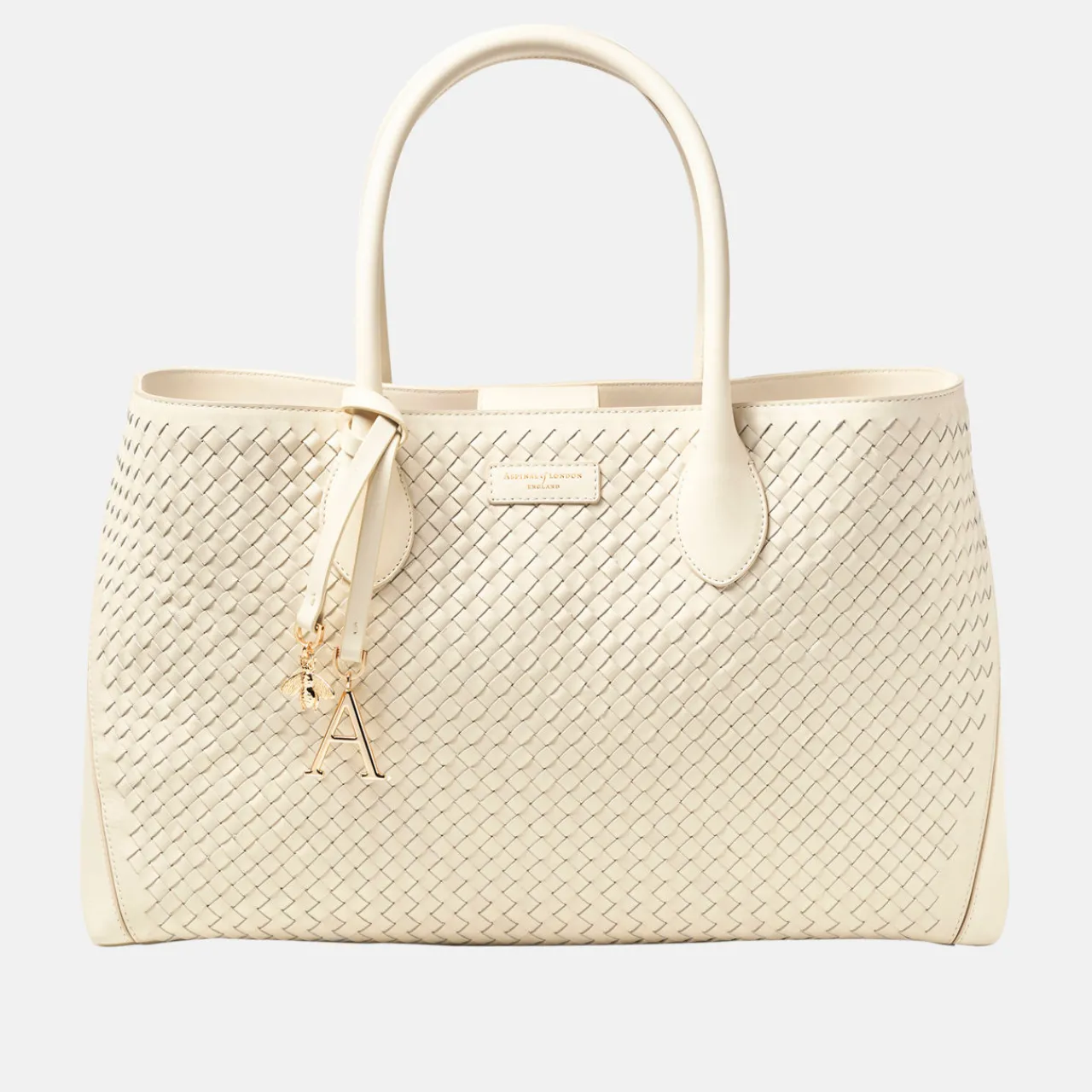 New London Woven Leather Tote Bag Women Top Handle Bags|Tote Bags