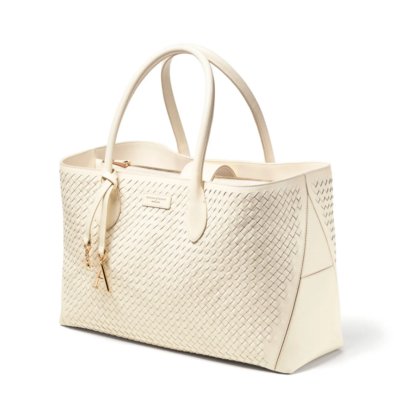 New London Woven Leather Tote Bag Women Top Handle Bags|Tote Bags