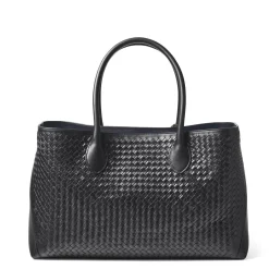 Clearance London Woven Leather Tote Bag Women Top Handle Bags|Tote Bags