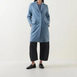 Sale Long Single-Breasted Coat Women Coats & Jackets